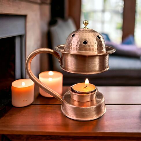 LEILA'S KITCHEN Copper Incense Holder, Incense Burner, Copper Incense Burner Holder Cone Holder in Saudi Arabia