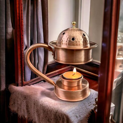 LEILA'S KITCHEN Copper Incense Holder, Incense Burner, Copper Incense Burner Holder Cone Holder in Saudi Arabia