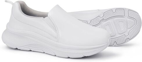 Hawkwell Women's Slip On Arch Support Lightweight Slip Resistant Comfortable Nurse Shoes in Saudi Arabia