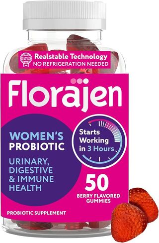 Florajen Women's Probiotic، علكات يومية لصحة المسالك البولية ودعم المناعة ومكمل للجهاز الهضمي، 40 علكة in Saudi Arabia