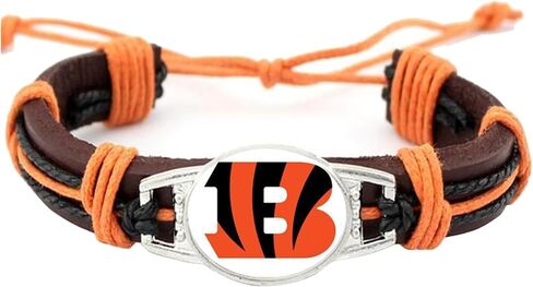 5pcs football gift basket for fan-including bracelet, necklace pandent and makeup bag,strickers,key lanyard for football gear stuff for men and women. in Saudi Arabia
