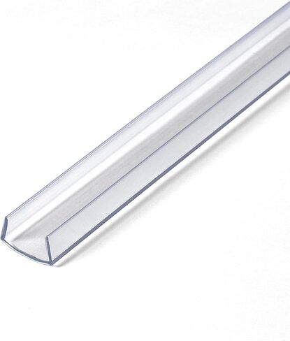 Outwater Plastics White 1/2'' Styrene Plastic U-Channel/C-Channel 48 Inch Lengths (Pack of 3) in Saudi Arabia