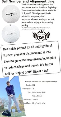2BLC78-UE Golf Ball C78 10 Balls, Beginner in Saudi Arabia