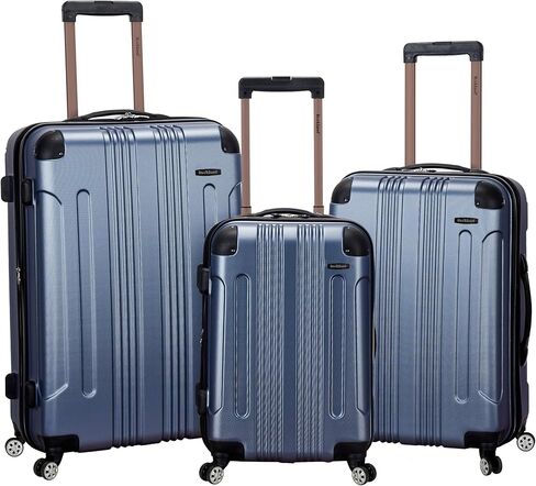 Rockland Hardside Expandable Luggage with Spinner Wheels, White in Saudi Arabia