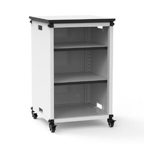 MBSCB01 Modular Classroom Bookshelf - Narrow Module with Casters and Tabletop