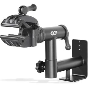 CyclingDeal Wall/Bench Mount Bike Repair Stand - Premium Bicycle Mechanics Maintenance Workstand with Adjustable 360-Degree Rotatable Clamp Head - for MTB Mountain Road Bikes up to 25kg/55 lbs