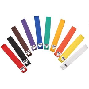 Macho Rank Karate Belts - Black - Size 8