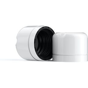 memobottle - Gloss White Metallic Lid