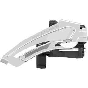 SHIMANO CUES FD-U6010-L Front Derailleur - 10/11-Speed, Double, Top-Swing, Low Clamp Mount, 40/46t Max, Black/Silver