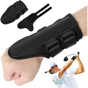 Golf Swing Alignment Brace, Neoprene Golf Wrist Training Aid Comfort Golf Grip Trainer Golf Swing Training Aid Golf Hand Gesture Practice Tool Wrist Correction for Golf Beginners