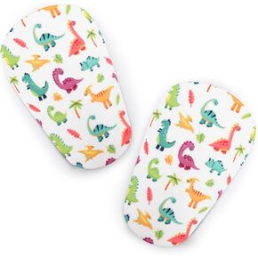 2pcs Mini Soccer Shin Guards, 3.94x2.36 Inch Extra Small Football Shin Pads Miniature Shin Guards Protective Shin Guards Equipment for Teenagers Kids Adults Boys Girls (Dinosaur)