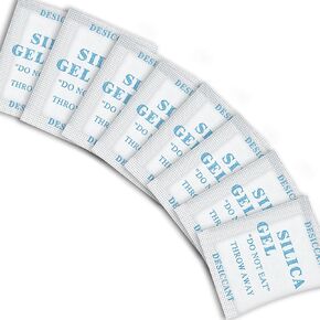 Silica Gel Packets,Moisture Absorbers Silica Packets,Silica Gel Packs Desiccant Packs,Silica Packets for Storage Food Save, Dehumidifier Bags 2 Gram