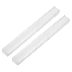 uxcell Square Aluminum Flat Bar, 2Pcs 5/8" Thickness 1" Width 10" Length Square Aluminum Bar 6061 Aluminum Flat Plate, 16 x 25 x 254mm Solid Mill Stock