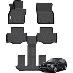 Wailtnb All Weather Cargo Liner for Mazda CX-50 2023 2024 Custom Fit Car Trunk Mat Waterproof Easy to Clean Cargo Mat CX50 Accessories Black