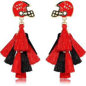 4th of July Earrings for Women Red White Blue Sequin Tassel Earrings American Flag Earrings Crystal Patriotic arrings Forth of July Outfits Accessories Party Favors Gifts in Saudi Arabia