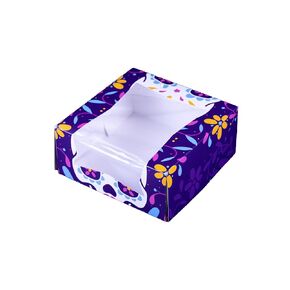 Southern Champion Tray 2475 Dia de los Muertos Bakery Box, 9" L x 9" W x 4" H (Case of 50)