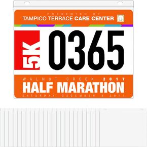 Goutoports Athletic Race Bib & Medal Display Combo - 20 Sheets for Photo and Running Bib Display Holder and Organizer