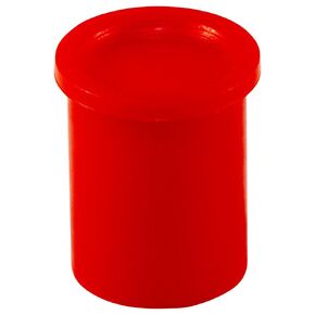 Caplugs 99191205 Plastic Cap for Threaded Connectors. RC-7, PE-LD, to Cap Thread Size 7/16 Cap ID 0.42" Length 0.59", Red (Pack of 1000)
