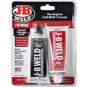 J-B Weld 8281 Professional Size Steel Reinforced Epoxy Twin Pack - 10 oz. (3)