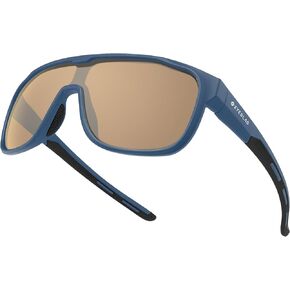 MARS One-Piece Casual Outdoor Polarized sunglasses UV400 - Misty Blue Women Men Adult Teenager Running Fishing Hiking Cycling Sports