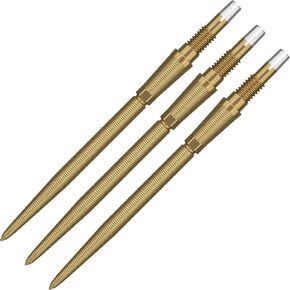 TARGET Darts Swiss Point Storm Darts Points - Nano (Gold, 26mm) 3 Pack Set of Tips – Change Dart Point, Professional Darts Accessories, Interchangeable Steel Tip Dart Points in Kuwait