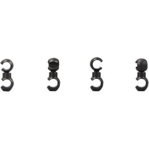 VANZACK Bike Cable Clips Rotating S-Hook Clips Bicycle Brake Cable Clips Bike MTB Brake Gear Housing Fixing Clips, 10 Pieces