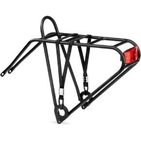 woom Pickup Rack, Aluminum Bike Cargo Quick Rack with High Visibility Reflectors for Carrier Storage & Commuting