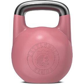Competition Kettlebell Set - Professional & Beginner Kettlebell Weights 8-48 KG for Women & Men | Powder Coated for Better Grip | Superior Balance & Comfort for High Rep Workouts | Kettlebell Kings