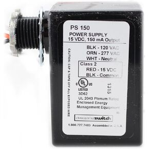 PS-150 nLight 150W Power Supply Pack, 120/277V In, 15VDC Out