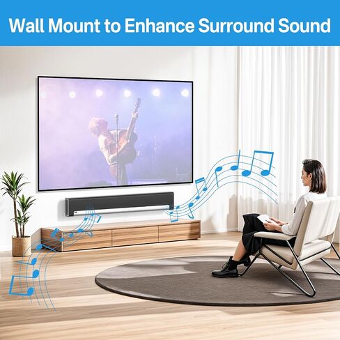 notiela حامل مكبر الصوت المعدني لقوس Sonos Arc على الحائط - حامل جدار عائم لحامل Sonos Arc سهل التركيب، دعامة تثبيت لحامل شريط الصوت Sonos Arc لتوفير المساحة in Kuwait