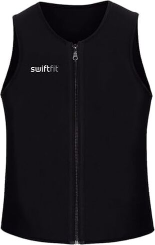 Mens Neoprene Waist Trainer Weight Loss Body Shaping Tank Top Sauna Suit Slimmer Vest in Saudi Arabia
