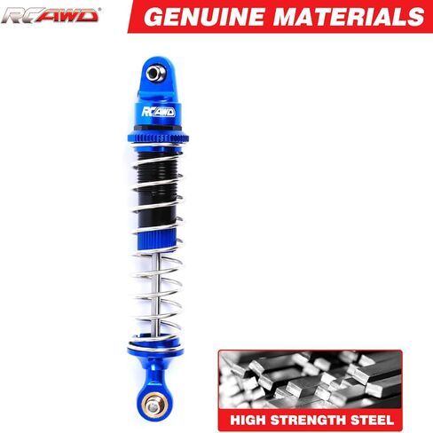 RCAWD Aluminum Shock Absorbers with Spare Springs Front Rear 6pcs for Losi 1/10 Baja Rey Hammer Rey U4 Upgrade Parts (Red) in Saudi Arabia