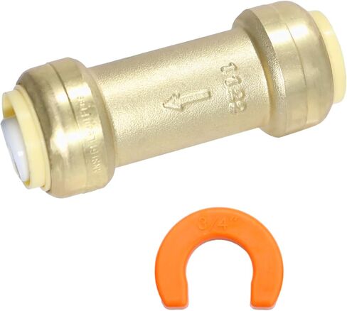 1 Pcs XFITTING Push Fit 1 Inch x 1 Inch Push Fit Check Valve, 28-4-5=1XX in Saudi Arabia