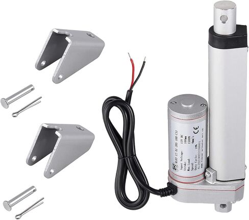 Justech DC 12V 100mm 4-inch 1500N 330lbs Linear Actuator Motor Heavy Duty for Car RV Electric Door Opener Industrial Agricultural Machinery Clean Sweeping Vehicles Vessels Cargo Medical Window in Saudi Arabia