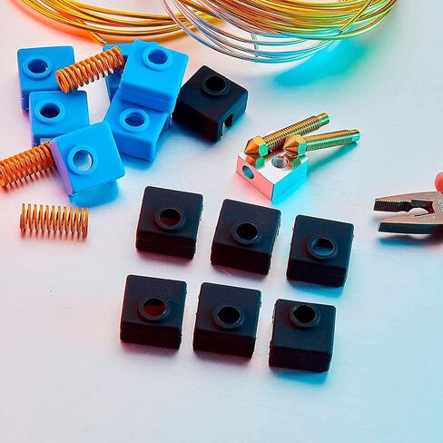 جورب سيليكون للسخان من Creality Official Sprite Extruder، غطاء سيليكون للسخان لطابعة Creality Ender 3 S1/Ender3 S1 Pro/CR10 Smart Pro ثلاثية الأبعاد (5 قطع) in Kuwait