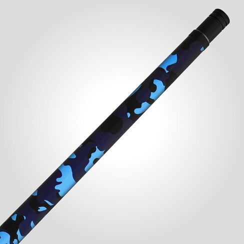 RHINO EVO CAMO Pool Cue - بحري، غابة، صحراوي، حضري - 3/8-8 مفصل - عمود من الألياف الزجاجية، قطر الطرف 12.5 مم، مستدقة مخروطية رفيعة. بعقب مركب in Saudi Arabia