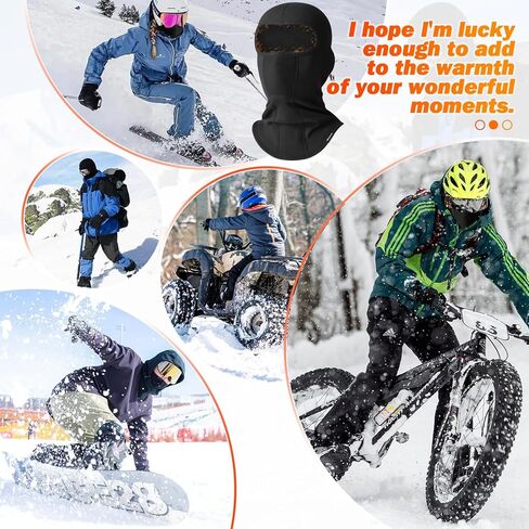 GXCROR Ski Mask Breathable Balaclava Winter Thermal Face Hood Balaclava Motorcycle Bike for Men and Women in Saudi Arabia