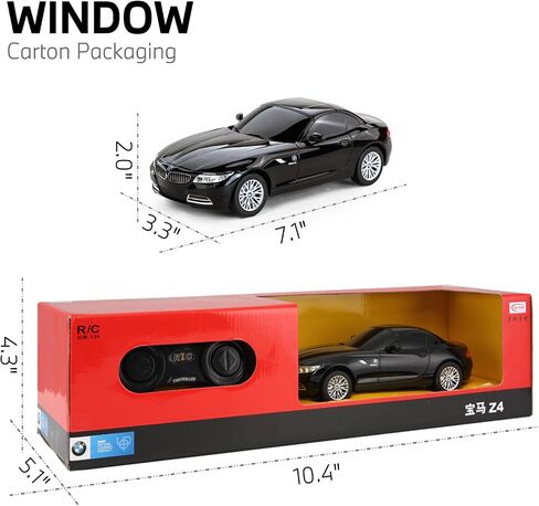 RASTAR 39700 1/24 BMW RC Car - Officially Licensed BMW Z4 Remote Control Car for Play and Display - Ideal Gift for Kids - Red in Saudi Arabia