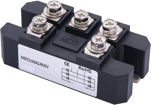 Bridge Rectifier MDS 100A 1600V Diode Bridge Rectifier Full Wave Diode Module 3 Phase 5 Terminal Rectification Module in Saudi Arabia