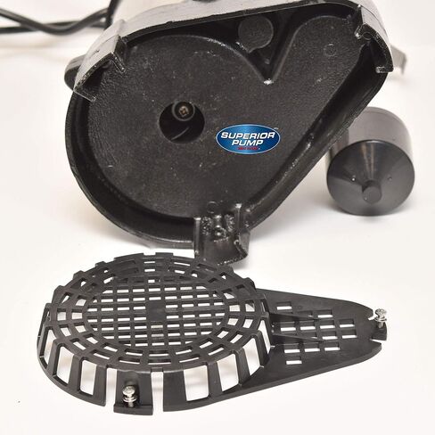 Superior Pump 92181 1HP Stainless Steel and Cast Iron Tethered Float Switch Sump Pump, 1 HP, Silver in Kuwait