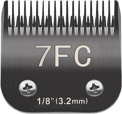 Docal 10# Pet Dog Grooming Detachable Blades, Compatible with Andis Size-10# Cut Length 1/16"(1.5mm), Most A5,KM Series Clippers,Made of Ceramic Blade (Black) in Saudi Arabia