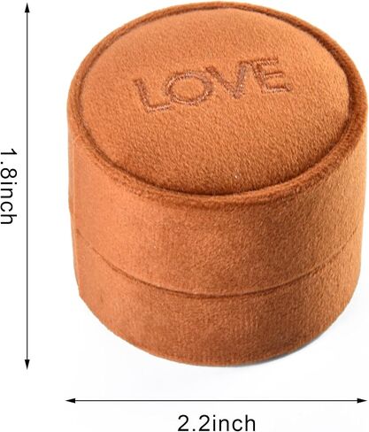wooden ring box ，Heart Shaped Ring Box for Proposal, Engagement Ring Box,Rustic bearer box,Vintage ring box for wedding（walnut） in Saudi Arabia