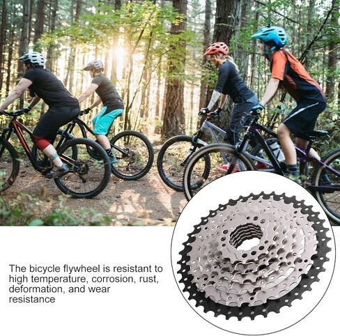 عجلة حرة SUNGOOYUE VGEBY ذات 8 سرعات، ضرس دراجة 11‑40T باللون الفضي والأسود in Kuwait