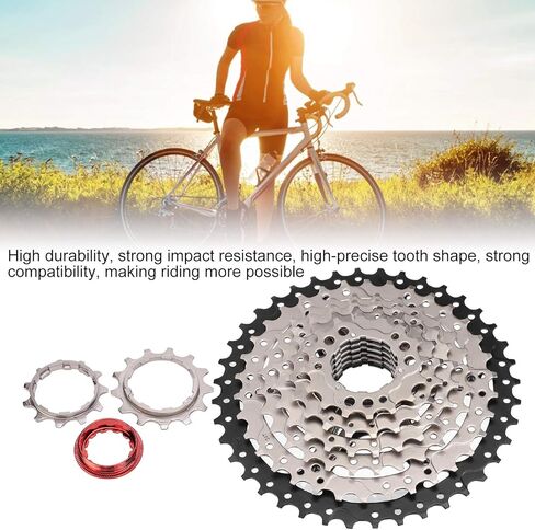 عجلة حرة SUNGOOYUE VGEBY ذات 8 سرعات، ضرس دراجة 11‑40T باللون الفضي والأسود in Kuwait