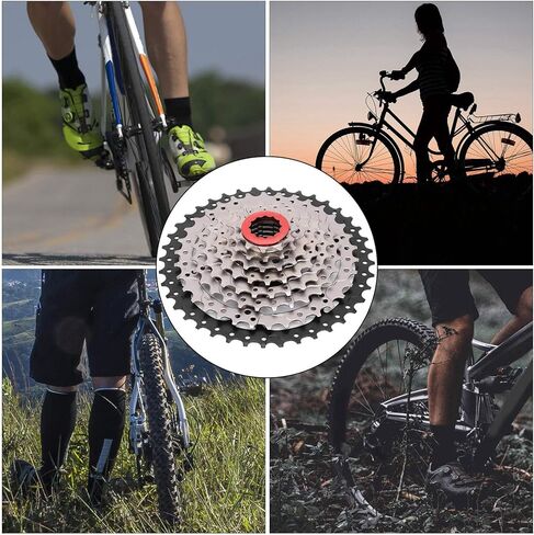 عجلة حرة SUNGOOYUE VGEBY ذات 8 سرعات، ضرس دراجة 11‑40T باللون الفضي والأسود in Kuwait