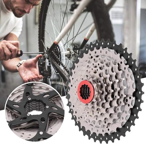 عجلة حرة SUNGOOYUE VGEBY ذات 8 سرعات، ضرس دراجة 11‑40T باللون الفضي والأسود in Kuwait