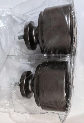ENVOGUE Cambria Premier Complete Finials for Curtain Rods, Tie Backs, Drapes and Window Treatments Contemporary Urban Knob in Graphite Metallic Dark Silver Set of 2 in Saudi Arabia