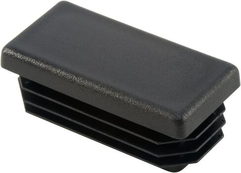 Caplugs 99394013 Plastic Plug for Rectangular Tubing. RER-1 1/2X2 1/2-12-1, PE-LD, Hole Width 1.500" Hole Length 2.500" Wall Thickness 12-16 Ga. (.109-.065)", Black (Pack of 12) in Saudi Arabia