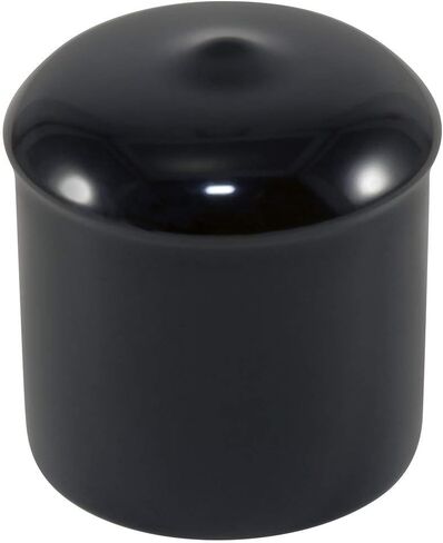 Caplugs 99390306 Plastic Cap with Flanges. VCF-750-16, Vinyl, Cap ID 0.750" Length 1.000", Black (Pack of 40) in Saudi Arabia