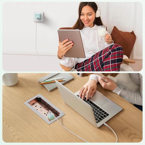 2024 Version USB C GaN Super Fast Charger Block 30W (Nano 3), Wall Charger Power Adapter with Foldable Plug,Charging Box Brick,Cube for iPhone15 14 13 12 11 Pro Max XR XS X,iPad,Galaxy (2 Pack White in Kuwait